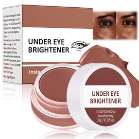 Full Coverage Under Eye Brightener and Concealer - Long Lasting, Correcting Cream for Dark Circles and Spots - Highlighter and Foundation in One - Dark Mocha Color