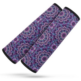 YR 2 Packs Soft Comfort Car Seat Belt Pads Cover, Universal Car Seat Belt Shoulder Pads Strap Covers for Adults, Car Seat Belt Cushions, Lotus