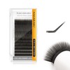 NAGARAKU Ellipse Flat Eyelash Extension Professional Double Split Tip Individual
