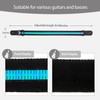 chushui Reflective Guitar Strap for Night Visibility,2" Wide Adjustable Cotton