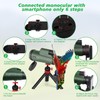 12x50 HD Monocular Telescope for Adults with Smartphone Adapter Tripod