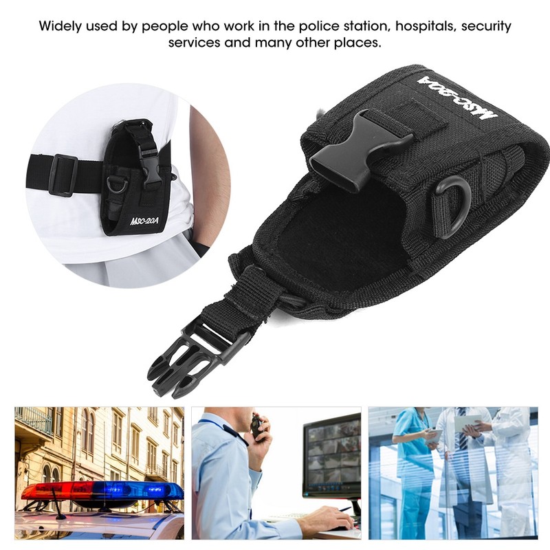 MSC-20A Universal Nylon Adjustable Two Way Radio Walkie Talkie Waist