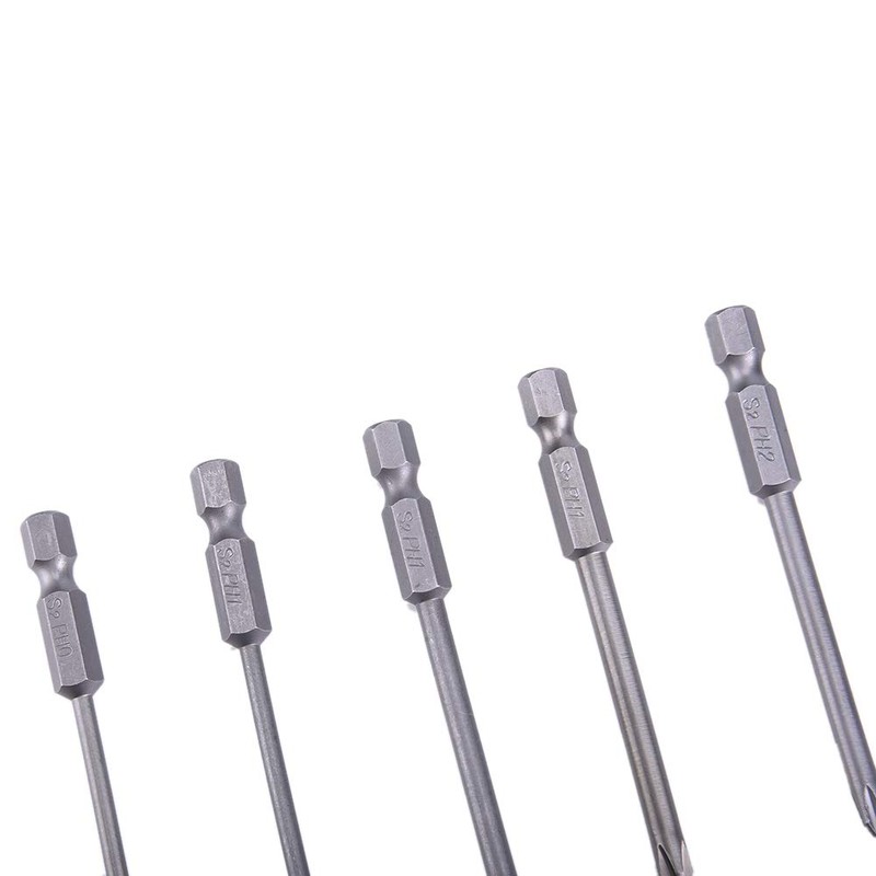 Phillips Cross Screwdriver Bits Set, 8Pcs 1/4 inch Hex Shank