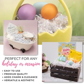 MagicWater Supply - 1/2 LB - Diamond White - Crinkle Cut Paper Shred Filler great for Gift Wrapping, Basket Filling, Birthdays, Weddings, Anniversaries