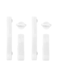 SEAFRONT Beach Bag Hook Accessories, Plastic Hooks, Accessories for Bog Bags Hooks, Beach Bag Accessories, Strong ABS Durability, 6 Pieces, Simple Plastic Bag Hooks,, White