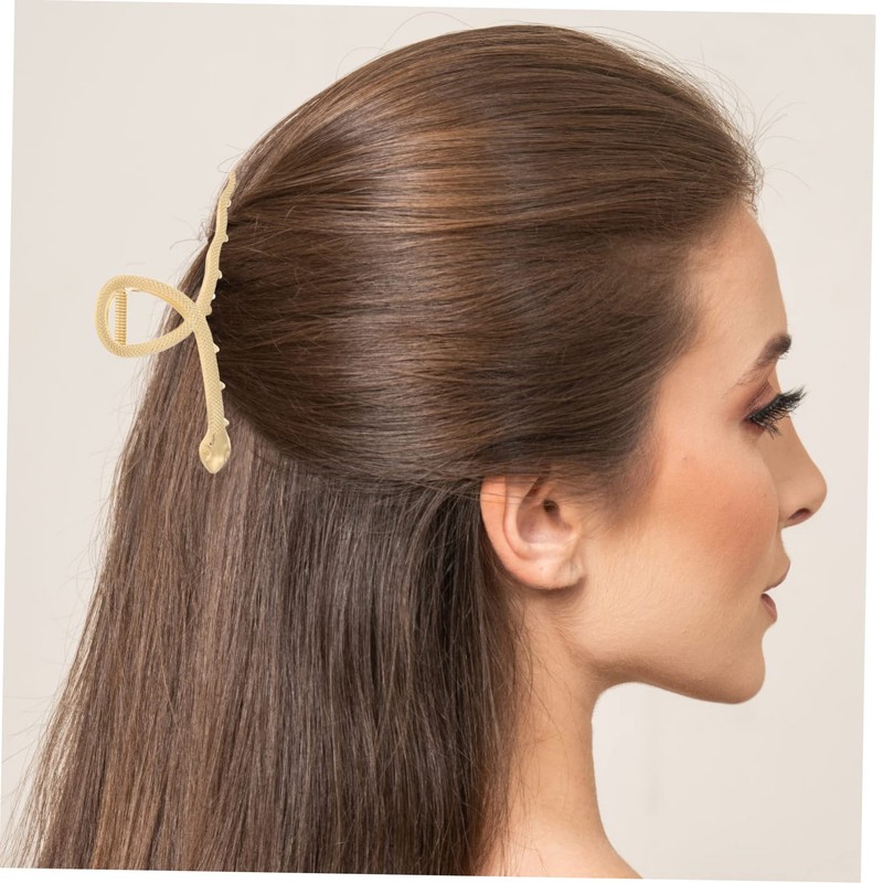 Gatuida Snake Hair Claw Clip for Women Large Metal Claw