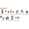 Flash Cards (Verb Time Off), A5 Size, English Card.com Flashcards,