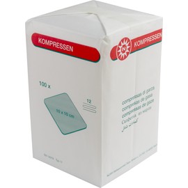 Noba 12-Ply Dressings 10 x 10 cm Pack of 100