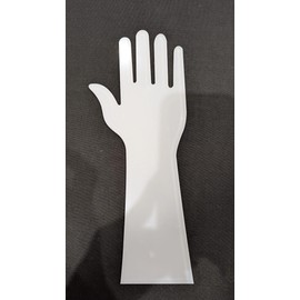 Henna Starter Pack: Reusable Transparent Acrylic Henna Hand with 2 Sample Designs & Natural Henna Cone in an elegant Storage Case