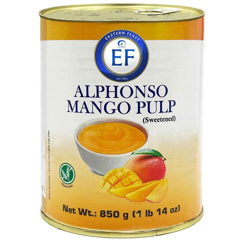 Eastern Feast - Alphonso Mango Pulp, 30oz / 850g (Pack