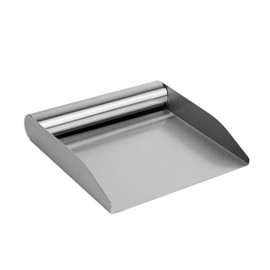 Fox Run - Cuchara de cocina de acero inoxidable, raspador de alimentos y banco de 6 pulgadas | Chop Noodles, Veggies, Dough & More | Stainless Steel B