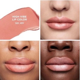 Laura Mercier High Vibe Hydrating Vivid Coral Peach Lip Color W/ Guava Oil - Joy