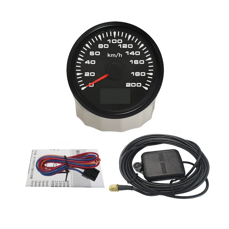 ELING Universal GPS Speedometer Velometer 0-200KM/H Odometer for Car Racing