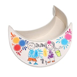 SURPRISE SOMEONE Eco Friendly Holi (Kids Theme) Hand Made Empty Gift Box in Moon Shape