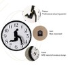 KASCLINO Silly Walk Wall Clock, Home Decor Walking Silent Wall