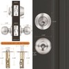 Probrico 6 Pack-Front Door Entry Knobs and Deadbolt Combination Set,keyed