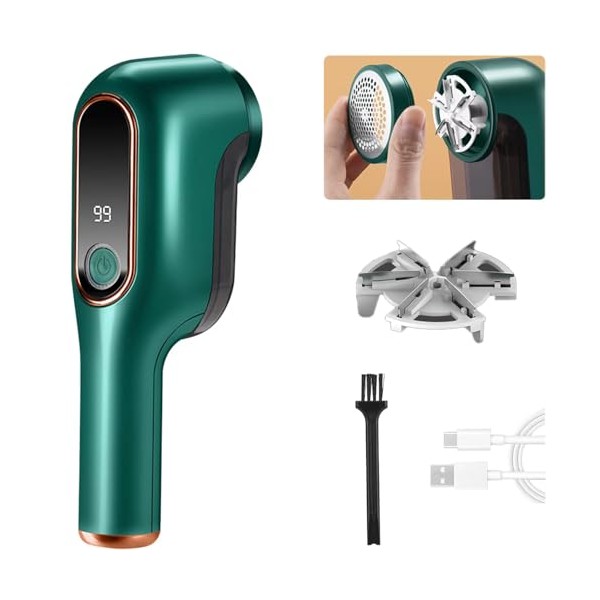 WANGXYZ Scrubbeeze Fabric Shaver, Lint Remover - Rechargeable, Remove Clothes