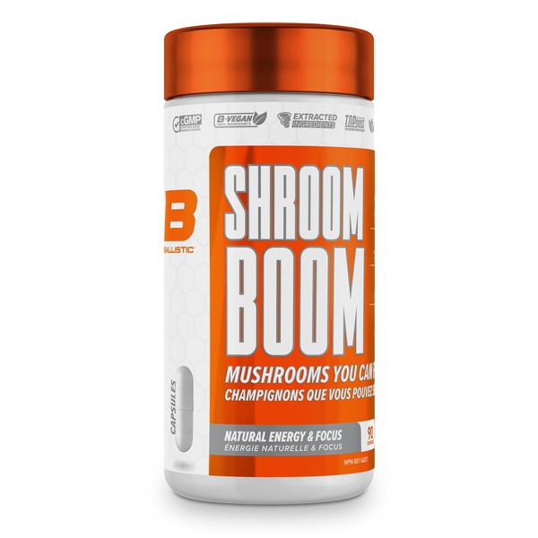 Shroom Boom Potent Nootropic Supplement – Natural Mushroom & Caffeine