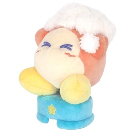 Sanei Boeki KSD-02 Kirby Sweet Dreams Plush Toy, Wadoldy, W 4.9 x D 5.3 x H 6.1 inches (12.5 x 13.5 x 15.5 cm)