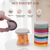 oui yogurt jar lids - 12 pack Silicone oui lids