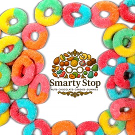 Smarty Stop Gummy Rings (Rainbow Color, 2 Pound (Pack Of 1))