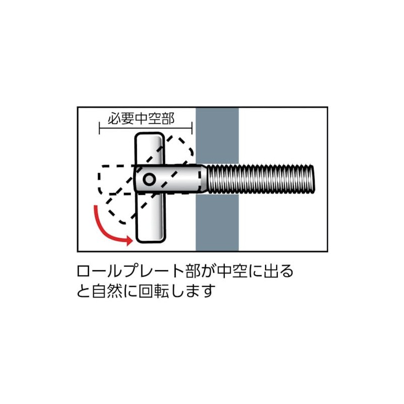 トラスコ中山(TRUSCO) ITハンガー スチール M10×70 6本入 IT-1070BT