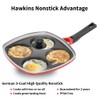 Hawkins 30 cm Die-Cast Multi Snack Pan with Glass Lid,