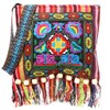 SimpleLife Clutch Handtasche, Cross Body Schultertasche mit Bestickt Design-chinesische Hmong