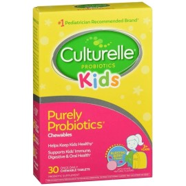 Culturelle Kids Purely Probiotics Chewable Tablets Bursting Berry 30 EA