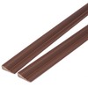 2-Pack Safety Door Stopper Brown