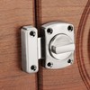 Rotary Swing Door Lock (Silver) Latch Door Holder 15ea