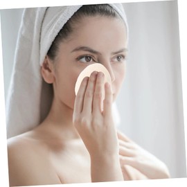 FOMIYES Facial Sponges Face Wash Dead Skin Remover Sponge Face Sponge Wipes Cleaning Sponge Scrub Face Cleansing Facial Cotton Pads Makeup Remover Natural Loofah Sponge Exfoliating White