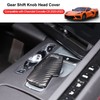 Daeiclru Real Carbon Fiber Gear Shift Knob Head Cover Compatible
