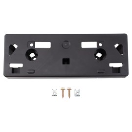 TRQ Front License Plate Bracket Black Compatible with 2020-2021 Lexus GX460 LX1068143