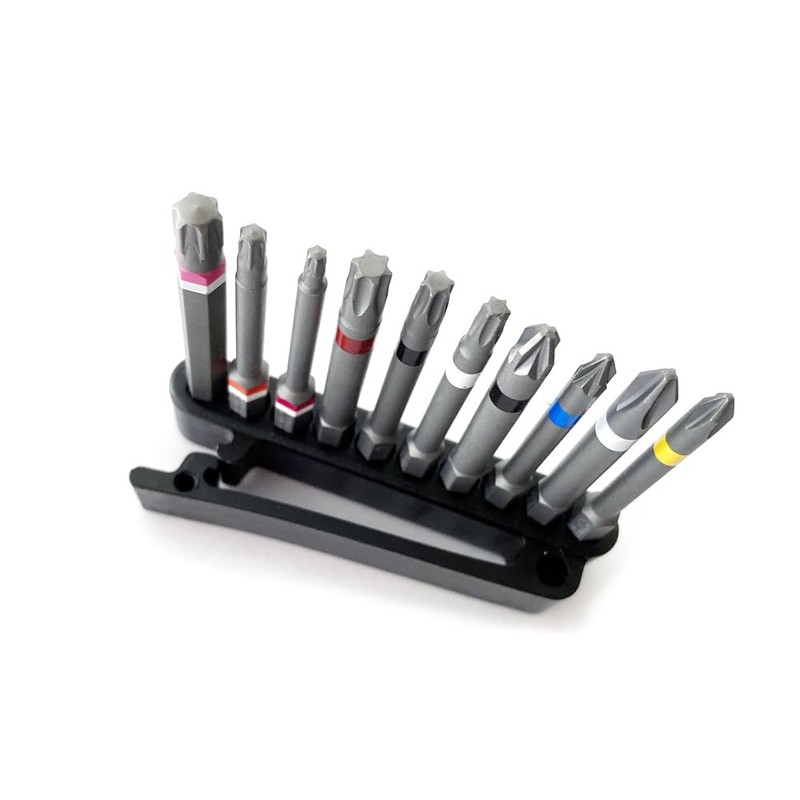 Würth Bit Assortment 1/4 Inch with Belt Clip 10-Piece Length