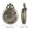 CokinkiDs Vintage Animate Fairy Tail Pattern Pocket Watch Hollow Natus