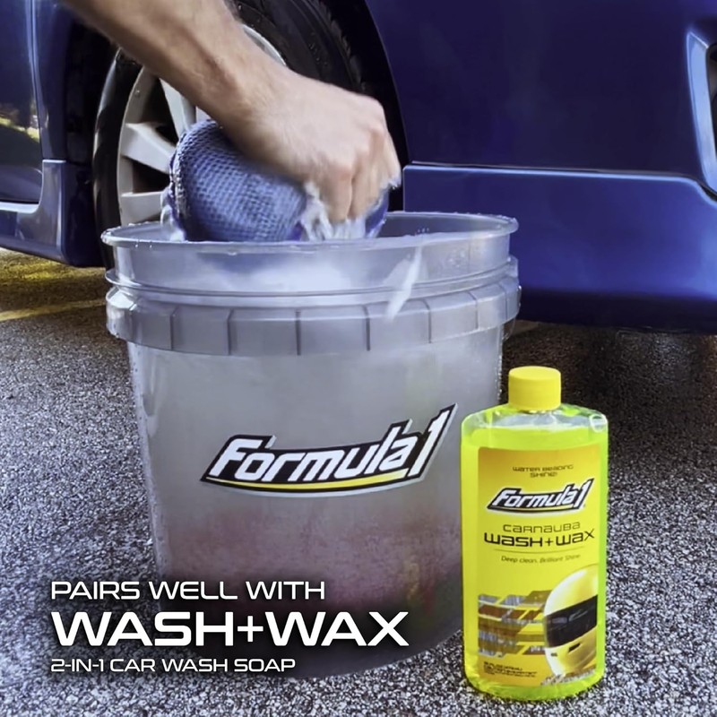 Formula 1 Super Esponja Doble Cara Microfibra Lavado y Exfoliante