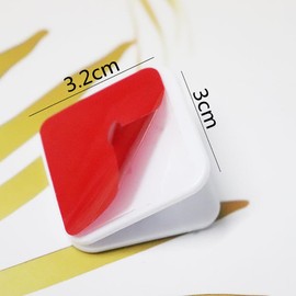 20 Pcs Self Adhesive Wall Clips Tapestry Hanger Clips Flag Poster Hanging Clips Sticky Photo Clips Glue on Craft Clips for Home Office Clear