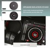 Lyaciomn 4Pcs 40X20mm Aluminum HIFI AMP Speaker Isolation Stand Turntable