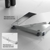 Sharpeye 6 Inch Square Shower Drain with Removable Tile Insert