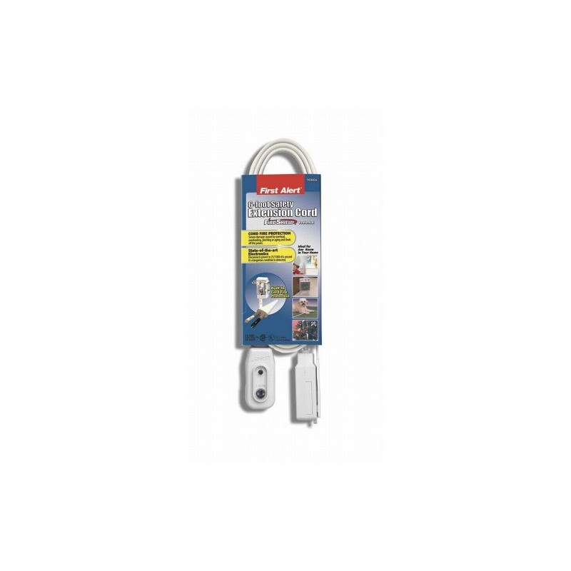 First Alert 90866 LCDI Safety Extension Cord, Protected with Fire