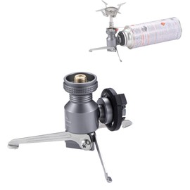 CAMPINGMOON Butane Gas Fuel Canister Adapter Stand Type Convertor for EN417 Lindal Valve Camping Gas Stove Lantern Z23-CB