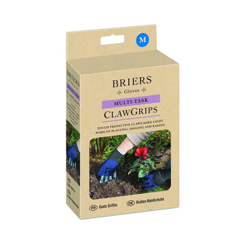 Briers Claw Grips Multitask Gardening Gloves Waterproof with Hi Grip