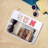Sun Makeup Bag Summer Sunscreen Clear PVC Cosmetic Letter Pouch