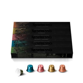【Nespresso Official】Nespresso Original Master Origins Coffee Set 5 Varieties (50 Cups) Original (ORIGINAL) Exclusive Capsules RO-E05K35