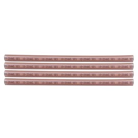 Sherco-Auto Tinted Semi-Rigid Adhesive-Lined Heat Shrink Tubing 3:1 Red .245" ID 22-18 AWG - 12" Inch 4 Pack - Made in USA