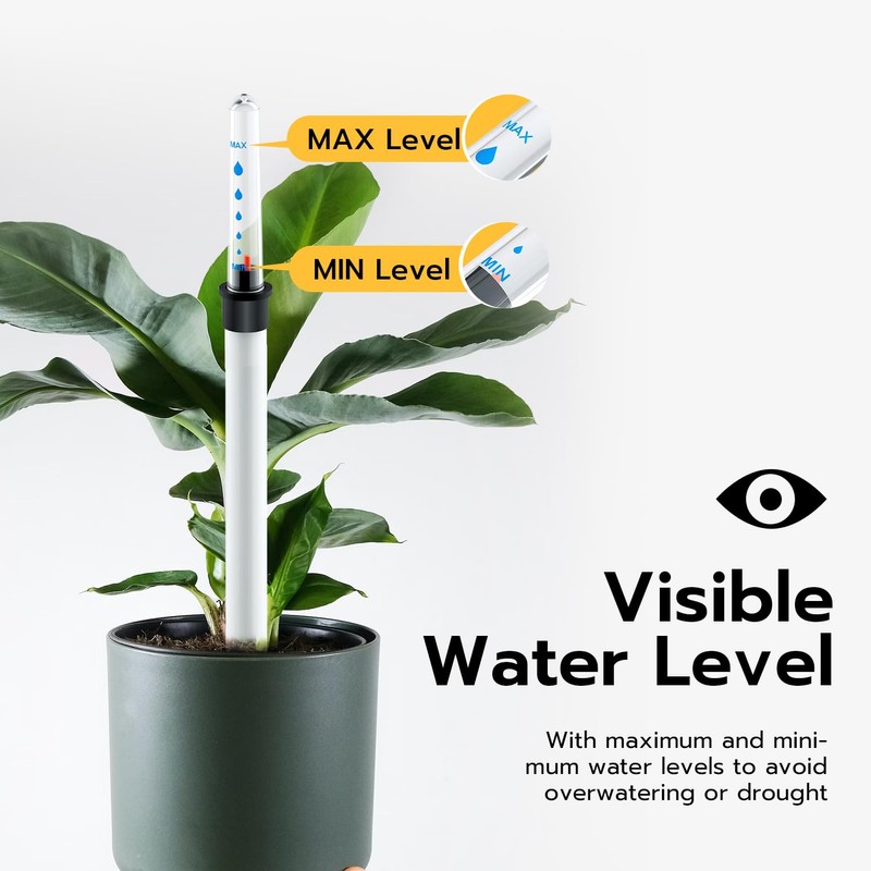 Mcbazel Water Level Indicator Plants Hydroponics Watering Indicator Plants for
