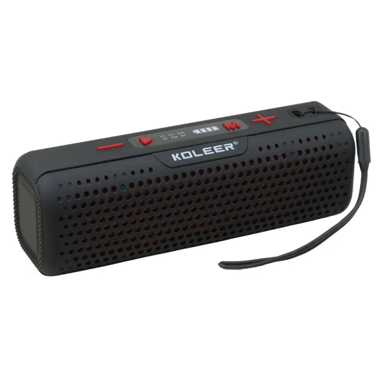 Loud Sound Portable Bluetooth Speaker with FM Radio LCD Display