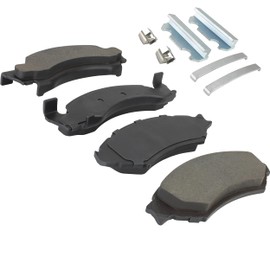 QUALITY-BUILT Black Series Semi-Metallic Front Brake Pads (1003-0050AM) Replacement for 1972-1979 Ford/Jeep/Lincoln/Mercury (CJ5/CJ7/Continental/Cougar/Country Sedan/Ranchero/Thunderbird/Torino)