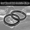 X AUTOHAUX 4pcs Plastic 71.5mm to 87.1mm Car Hub Centric